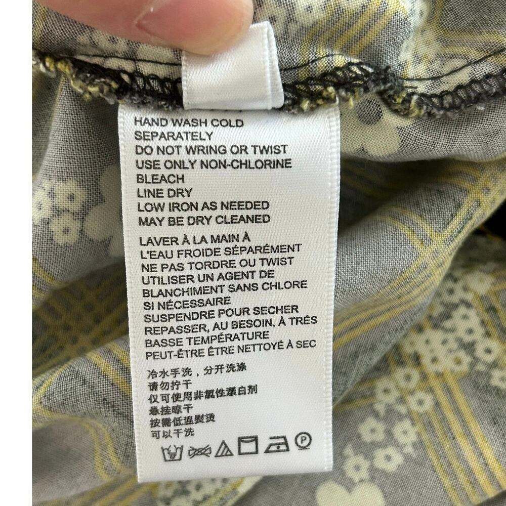 Urban Outfitters Plaid Floral Pleated Mini Skirt Retro Cottagecore M - Picture 7 of 8